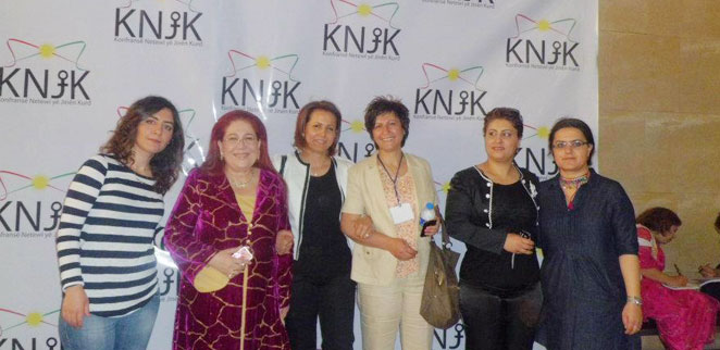 Nistiman Befrin İpek Nevin İL Zozan ÖZGÖKÇE Kürt kadın konferansı