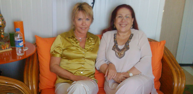 Yılmaz GÜNEY’in eşi Fatoş GÜNEY ile 